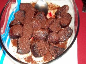 Roasted Beetroot from Ian, served sizzling hot dusted with chocolate and a wee pinch of salt. Sweet and scrummy and has me now thinking of ways to tart up an old beetroot chutney recipe with some cocoa.