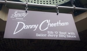 Rummy beef rib with slaw. Very nice slaw indeed and a good lump of beef. I'd be thrilled to turn out something like this at home, they were there on both days doing the same dish. 