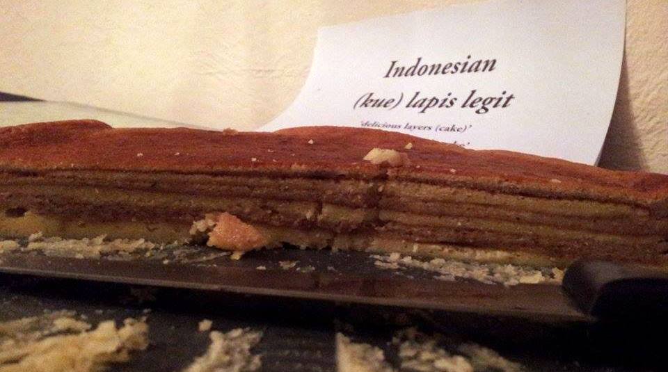 Welcome to the Layer Cake Son.......this is a lovely multi layered Indonesian cake by Matt. Sweet and spicy and oh so pretty. Very moreish, you can make this one again.
