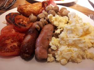 My standard plate at Toby. I'm drooling now. 